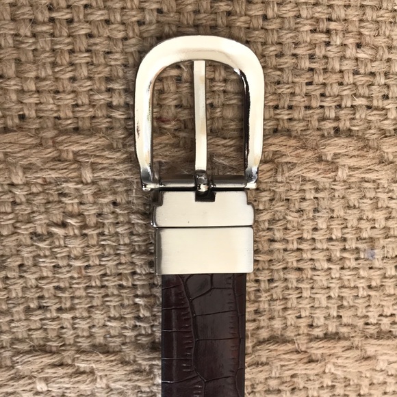 Reversible Faux Leather Belt Size 36 - Picture 6 of 7